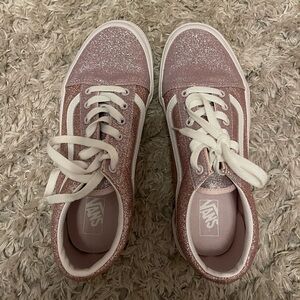 Pink Sparkly Vans